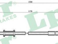 Cablu frana mana FIAT DUCATO caroserie 250 290 LPR C1009B