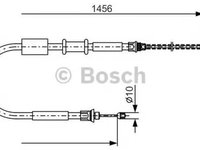 Cablu frana mana FIAT PUNTO Cabriolet 176C BOSCH 1987477384 PieseDeTop