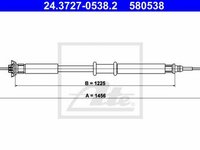 Cablu frana mana FIAT PUNTO Van 188AX TEXTAR 44021000
