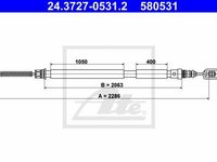 Cablu frana mana FIAT SCUDO Combinato 220P TEXTAR 44033100