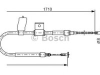 Cablu frana mana FIAT STRADA pick-up 278 578 BOSCH 1987477830