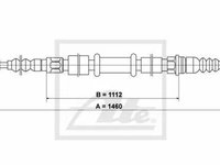 Cablu frana mana FIAT TIPO 160 TEXTAR 44020200 PieseDeTop