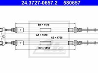 Cablu frana mana FORD ESCORT CLASSIC Turnier ANL TEXTAR 44024500