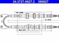 Cablu frana mana FORD ESCORT V combi GAL AVL TEXTAR 44023900