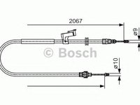 Cablu frana mana FORD GALAXY WA6 BOSCH 1987482134