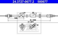 Cablu frana mana FORD GALAXY WA6 TEXTAR 44048600