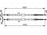 Cablu frana mana FORD PUMA EC BOSCH 1987477301