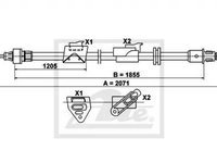 Cablu frana mana FORD S-MAX WA6 TEXTAR 44048600 PieseDeTop