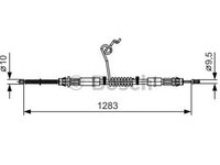 Cablu frana mana FORD TRANSIT platou sasiu BOSCH 1987482036