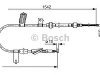 Cablu frana mana HONDA CIVIC VI Hatchback EJ EK BOSCH 1987482084