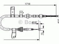 Cablu frana mana HONDA CR-V I RD BOSCH 1987482086