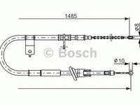 Cablu frana mana HYUNDAI ACCENT limuzina X3- BOSCH 1987477612