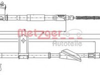 Cablu frana mana HYUNDAI ATOS MX METZGER 17.2515