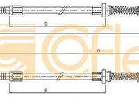 Cablu frana mana IVECO DAILY III caroserie inchisa combi COFLE 12.3702