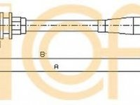 Cablu frana mana IVECO DAILY III platou sasiu COFLE 12.3725