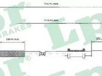 Cablu frana mana LANCIA DEDRA SW 835 LPR C0086B PieseDeTop