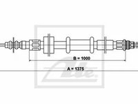 Cablu frana mana LANCIA DEDRA SW 835 TEXTAR 44018100 PieseDeTop