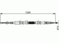 Cablu frana mana LANCIA LYBRA SW 839BX BOSCH 1987477556