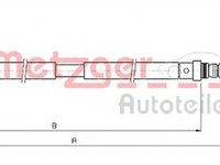 Cablu frana mana LANCIA PHEDRA 179 METZGER 10.4721