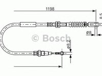 Cablu frana mana LAND ROVER DISCOVERY I LJ LG BOSCH 1987477873