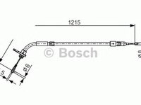 Cablu frana mana MERCEDES-BENZ A-CLASS W169 BOSCH 1987477225