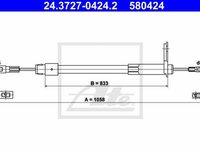 Cablu frana mana MERCEDES-BENZ E-CLASS W210 TEXTAR 44014500