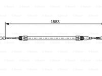 Cablu frana mana MERCEDES-BENZ KOMBI combi S124 BOSCH 1987482497