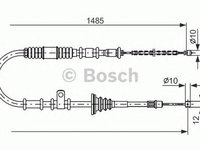 Cablu frana mana MITSUBISHI LANCER IV C6 A C7 A BOSCH 1987477674