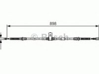 Cablu frana mana NISSAN CABSTAR BOSCH 1987482398