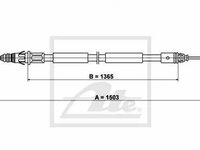 Cablu frana mana NISSAN PRIMASTAR bus X83 TEXTAR 44041600 PieseDeTop