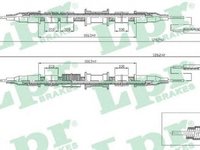 Cablu frana mana OPEL ASTRA G hatchback F48 F08 LPR C0536B