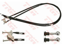 Cablu frana mana Opel Astra H (L48), Trw GCH2517, parte montare : Stanga/ Dreapta