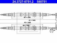 Cablu frana mana OPEL VECTRA B 36 TEXTAR 44029600