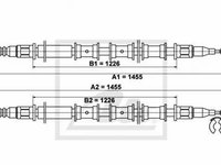 Cablu frana mana OPEL VECTRA B hatchback 38 TEXTAR 44029600 PieseDeTop