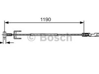 Cablu frana mana OPEL VIVARO caroserie F7 BOSCH 1987482043 PieseDeTop