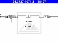 Cablu frana mana OPEL VIVARO caroserie F7 TEXTAR 44041700