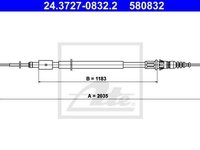 Cablu frana mana PEUGEOT 307 CC 3B TEXTAR 44035200