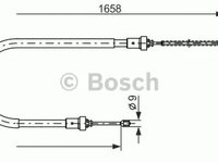 Cablu frana mana RENAULT LOGAN I LS BOSCH 1987482234 PieseDeTop