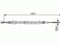 Cablu frana mana SEAT CORDOBA 6K2 BOSCH 1987477627