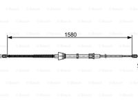 Cablu frana mana SEAT CORDOBA 6L2 BOSCH 1987482446