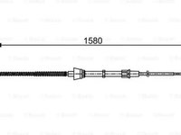 Cablu frana mana SEAT CORDOBA 6L2 BOSCH 1987482446 PieseDeTop