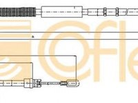 Cablu frana mana SEAT EXEO ST 3R5 COFLE 10.7537
