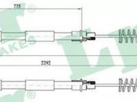 Cablu frana mana SEAT IBIZA I 021A LPR C0773B PieseDeTop