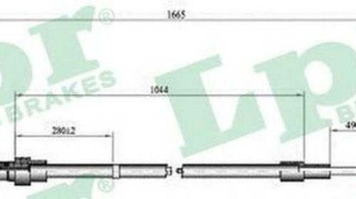 Cablu frana mana SEAT IBIZA IV 6L1 LPR C0808B