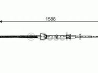 Cablu frana mana SEAT IBIZA V 6J5 6P1 BOSCH 1987482266 PieseDeTop