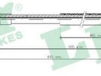 Cablu frana mana SEAT TOLEDO III 5P2 LPR C0938B