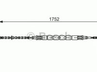 Cablu frana mana SKODA FELICIA I combi 6U5 BOSCH 1987477690 PieseDeTop