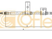 Cablu frana mana SUZUKI SAMURAI SJ COFLE 17.5014