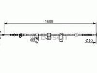 Cablu frana mana TOYOTA COROLLA combi E12J E12T BOSCH 1987482306