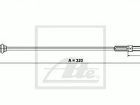 Cablu frana mana TOYOTA RAV 4 IV WWA4 AVA4 ZSA4 ALA4 ATE 24372719562 PieseDeTop